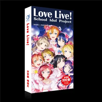 180 pcs/Set Anime Love Live Postal de Juguete LoveLive! School idol project Tarjeta de Felicitación para la Magia de la etiqueta Engomada de Papel de la Tarjeta de Regalo