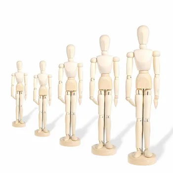 PVC Figura de Acción en Miniatura del Modelo de Móvil Articulación del Cuerpo Humano Maniquí de Hombre Figuras Sala de estar Decoración de Adornos de Decoración para el Hogar