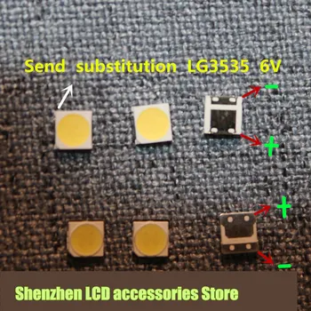 150PCS/Lot alternativa LG LED de SMD 3535 6V Blanco Frío 2W LED 42LB5510-CC 42LY320C-CA