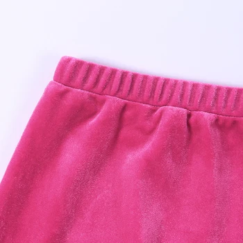 Sexy Corto de Dos piezas de los Conjuntos de 'Crop Tops' mini Falda de Terciopelo de Verano de las Mujeres sin Mangas de Tirantes de Espagueti Flouresecence Verde Delgado Bodycon