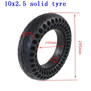 10 pulgadas vespa Eléctrica de la rueda del neumático 10x2 10X2.125 10X2.25 10X2.50 Universal a prueba de explosión para apuñalar a-prueba-de-no-inflable de neumáticos sólidos