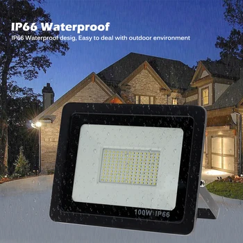 Sensor de Movimiento de PIR LED Proyector de 220V Impermeable del Reflector 10W, 30W, 50W, 100W Luz de Inundación al aire libre de la Iluminación para el Jardín de la Calle de la Pared