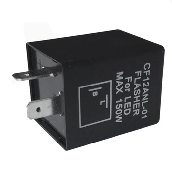 CF12ANL-01 interruptor Intermitente De LED MAX 150W 2-Pin Coche Moto Flasher Relay