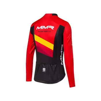 2020 pro cycling team ropa MMR de los hombres de Lana de manga larga jersey de conjuntos de almohadilla de gel babero ropa ciclismo maillot de MTB ciclismo de carretera kit