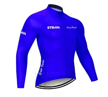 Nueva 2020 STRAVA Pro equipo de los Hombres de Primavera /Otoño Jersey de Ciclismo de MTB de la Bicicleta al aire libre Ropa Ropa Ciclismo en Bicicleta de manga Larga Ropa