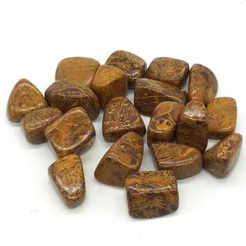 Natural de piedras preciosas, Fósiles de la Piel del Elefante Jasper Cristal piedras Puntos de perlas Cayó Piedra Chakra de Sanación Reiki Decoración para el Hogar