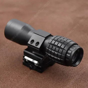 Red Dot Sight Rifle Alcance 5x lente de aumento Para la Flip Picatinny de la Pistola de Montaje en Riel de M8567