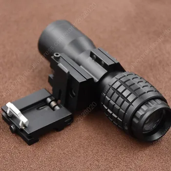 Red Dot Sight Rifle Alcance 5x lente de aumento Para la Flip Picatinny de la Pistola de Montaje en Riel de M8567
