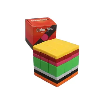 C4U Desigual 3x3x7 Cubo Mágico Puzzle Cubo de Juguetes Educativos Cubo Mágico Velocidad Profesional de los Cubos de los Adultos a los Niños Regalos