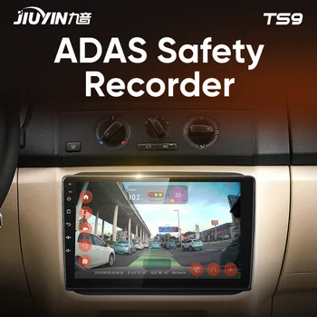 JIUYIN Tipo C de Radio de Coche Multimedia Reproductor de Vídeo de Navegación GPS Para Skoda Octavia 2 A5 2008 - 2013 Android No 2din 2 din dvd