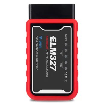 Mini ELM327 WiFi V1.5 PIC25K80 Chip de OBDII Herramienta de Diagnóstico Auto para IPhone/Android ELM 327 V 1.5 ICAR2 OBDSCAN Escáner Lector de Código de