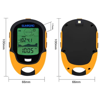 Militar Digital de Ordenador de Bicicleta con GPS Velocímetro, Brújula Senderismo Supervivencia de la Brújula para Acampar al aire libre Senderismo Escalada Altímetro