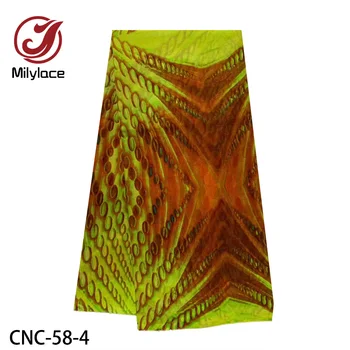 De moda de Algodón Estampados de Tela de Ankara Africano Impresa en Tela de Coser de Alta Calidad Material de Vestido de Fiesta de la CNC-57-58