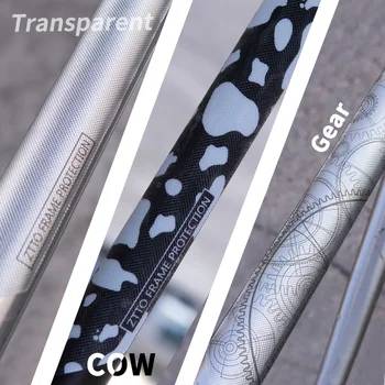 3D del Marco de la Bicicleta Pegatinas Resistente a los Arañazos Marco Protector Extraíble Pegatina de MTB DH de Montaña, Bicicleta de Carretera de la Guardia de Paster Cubierta