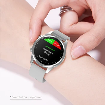 F35 1.28 pulgadas Táctil Inteligente Reloj de Pulsera Bluetooth 5.0 IP67 Impermeable de la Frecuencia Cardíaca Recordatorio de Fitness Tracker Pulsera Caliente de la Venta