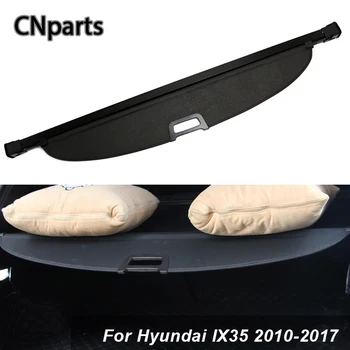 Piezas de automóvil del Coche de la Cajuela de Carga de la Cubierta Para Hyundai IX35 2010-2017 Coche-Estilo Negro Escudo de Seguridad Sombra de accesorios de Automóviles
