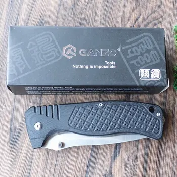 58-60HRC Ganzo G722 440C hoja G10 Mango Plegable cuchillo de Supervivencia Camping herramienta de Caza de Bolsillo Cuchillo táctico de la edc, al aire libre de la herramienta