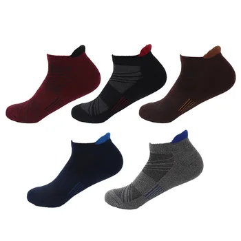 5 pares /lot de algodón de los hombres calcetines de compresión transpirable calcetines de niños estándar de meias calidad puro calcetines de los deportes