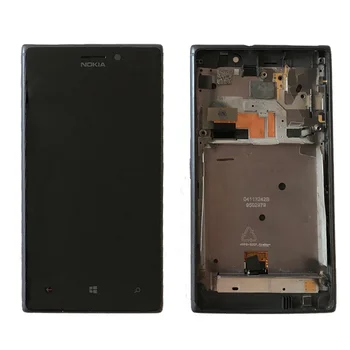 Original Para Nokia Lumia 925 Pantalla LCD de Pantalla Táctil Digitalizador Asamblea con Marco o el lumia 925 lcd sin el marco
