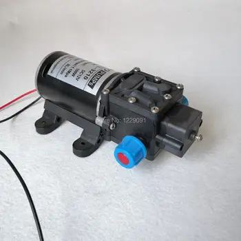 Auto de succión de la bomba de agua de 100W de Diafragma de alta presión de la pequeña de 12 voltios 24 voltios dc diafragma de la Bomba de Agua 8L/min