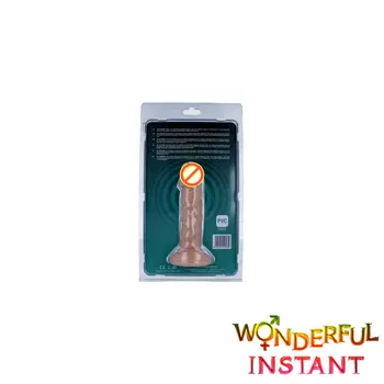 MR INTENSO 3 del pene con potente ventosa 16,2 CM consolador juguete para adultos eróticos suave gelatina consolador