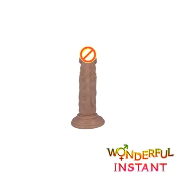 MR INTENSO 3 del pene con potente ventosa 16,2 CM consolador juguete para adultos eróticos suave gelatina consolador