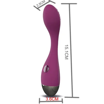 Punto G Consolador Vibrador Juguetes Sexuales para Mujeres De 10 Velocidades con Un clic Clímax Vibrador Estimulador de Clítoris Impermeable de Fricción Masajeador