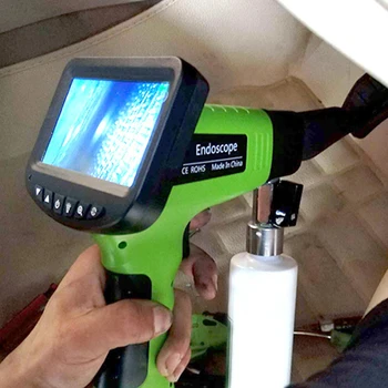 Visual Bentable Manguera de Cámara-Endoscopio Inspección Boroscopio Lavadora Ajustable Desmontable HD de Mano del Coche Acondicionador de Aire más limpio
