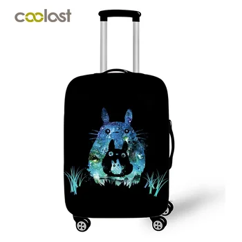 Galaxy Maleta Trolley de Cubiertas de Protección Elástica Viajar Cubierta de la caja del Gato Equipaje valise Accesorios de Viaje