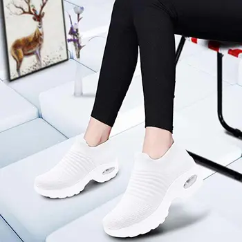 Oversize Verano Zapatos para Correr para las Mujeres Calcetines Zapatillas de deporte 2020 de la Mujer Deporte Zapatos de Mujer Zapatos de Deporte en Una Plataforma Alta GME-0004