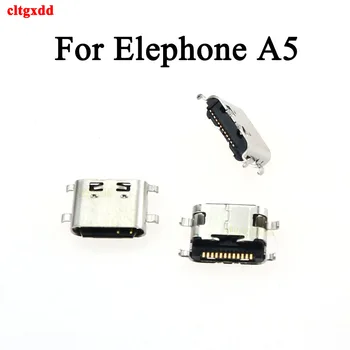 1Pcs Para Elephone A5 Tipo-c 12pin Conector Micro USB hembrilla de Carga de Puerto DC Reemplazo