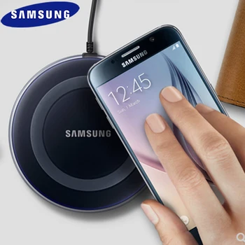 Samsung Galaxy S6 Inalámbrica Adaptador De Cargador De Qi De Carga De La Almohadilla Con El Cable De Galaxy S7 S6 Edge S8 S9 S10 Además De La Nota 4 De 5 Para El Iphone De 8 X