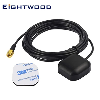 Eightwood Vehículo Impermeable de GPS de Navegación Antena SMA Macho para el equipo Estéreo del Coche de la Unidad principal del Sistema de Navegación GPS Módulo