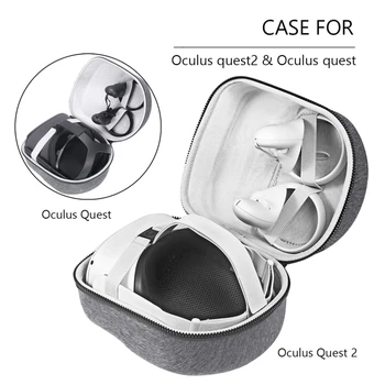 Duro de la Cubierta Protectora de Almacenamiento Bolsa de transporte para -Oculus Quest 2 VR Headset 77HA