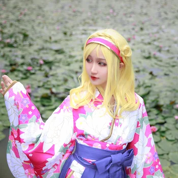 El Amor Vive El Sol Trajes Cosplay Aqours Ohara Mari Taisho Kimono Yukata Vestido De Traje De Anime Cosplay Disfraces
