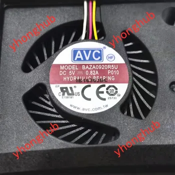 AVC BAZA0920R5U 863669-102 DC 5V 0.82 4 hilos Servidor Ventilador de Refrigeración