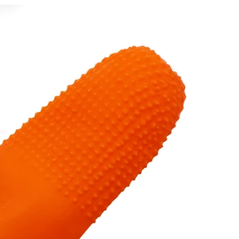 100pcs Calidad de Látex dedo conjuntos anti-estática antideslizante Limpio Sin polvo dedo cunas de salud No tóxico Punto de la nota de los dedos de los conjuntos de