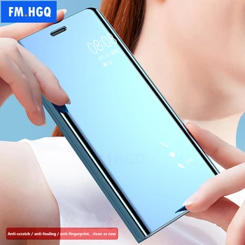 De lujo Espejo Flip Case Para Huawei P20 Pro P20 Lite P20 P 20 de Cubierta Completa de 360 grados Protector de Vista Smart Phone Case Fundas
