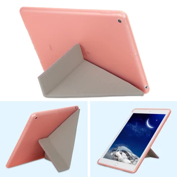 Caso para el iPad Mini 5 4 3 2 1 Caso de Cuero de la PU de Silicona Suave de la Espalda Multi Soporte de suspensión Smart Cover para el iPad Mini 2 5 2019 Caso del Fondo de