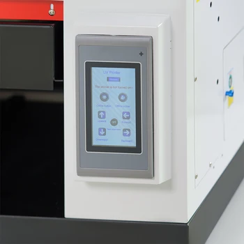 Punehod Impresora UV, Tamaño A3 Digital Led Giratorio de cama Plana de la Impresora Para la Botella de la Máquina de Impresión Con conexión Bandeja +Tinta