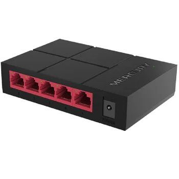 SG105M Mini 5-Puertos de Escritorio 1000Mbps Gigabit Switch Conmutador de Red Ethernet LAN Hub Full o Half duplex Intercambio Rápido Switcher