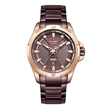 Top NAVIFORCE Reloj para Hombre de la Marca de Lujo de la Moda de Cuarzo de los Hombres Relojes de la prenda Impermeable de los Deportes Masculinos Militar Reloj de Pulsera Relogio Masculino
