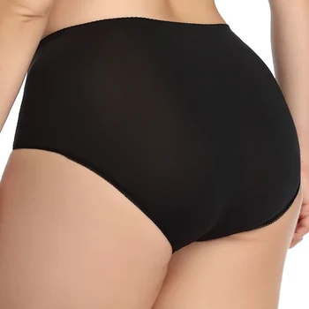 XL-6XL Cómodo de Encaje de las Mujeres a Mediados de Cintura Calzoncillos Panty Sexy Bragas de Más el Tamaño de Lencería y Ropa interior Tops