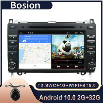 Bosion Android 10.0 de DVD del Coche de radio multimedia Quad de 4 núcleos para Mercedes Benz B200/W906/Sprinter/Volkswagen Crafter/LT3 2006-2012