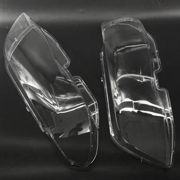 Los faros de Cristal de los Faros de la Lente de la Cubierta de Plástico de Recambio Para BMW X5 E53 Derecha+Izquierda 2004-2006
