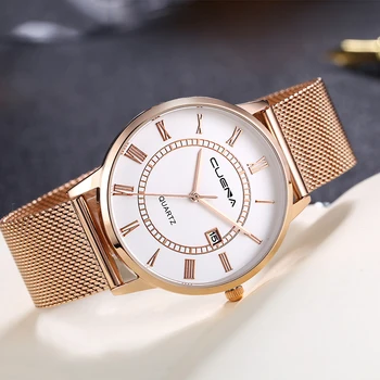 La Parte Superior De La Marca De Lujo De Oro Rosa Relojes De Las Mujeres De La Moda Pulsera De Acero Inoxidable Reloj De Vestir Reloj De Señoras Del Reloj Reloj Mujer 2019