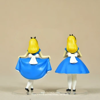 Disney Alicia en el país de las Maravillas 3pcs/set de 7-9cm figuras de Acción, Anime Mini Decoración de PVC de la Colección de Figurilla de Juguete de modelo para los niños