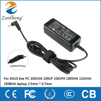 19V 2.1 a 40W AC adaptador de alimentación portátil cargador para ASUS Eee PC 1001HA 1001P 1001PX 1005HA 1101HA 1008HA portátil de 2,5 mm * 0.7 mm