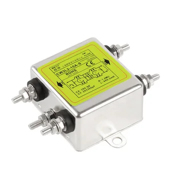 EMI anti-interferencia de la CA 220V fuente de alimentación filtro bipolar purificación de sonido de audio de CW3L2-3A-S 6A10A20A