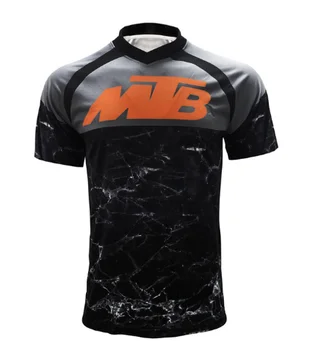 MTB camiseta de manga corta descenso de enduro xc jersey de la motocicleta de motocross tops ropa de moto de la suciedad bicicleta de dh camisetas bmx